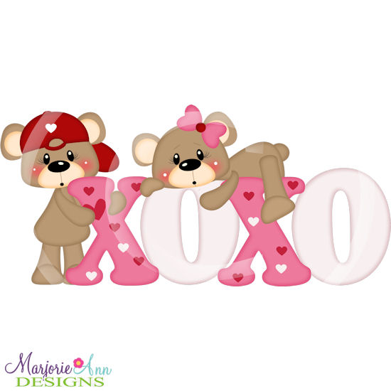 Franklin & Frannie XOXO SVG Cutting Files + Clipart - Click Image to Close